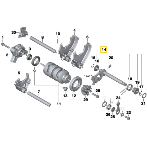 BMW純正 セレクター シャフト ASSY 23008537700 HD店