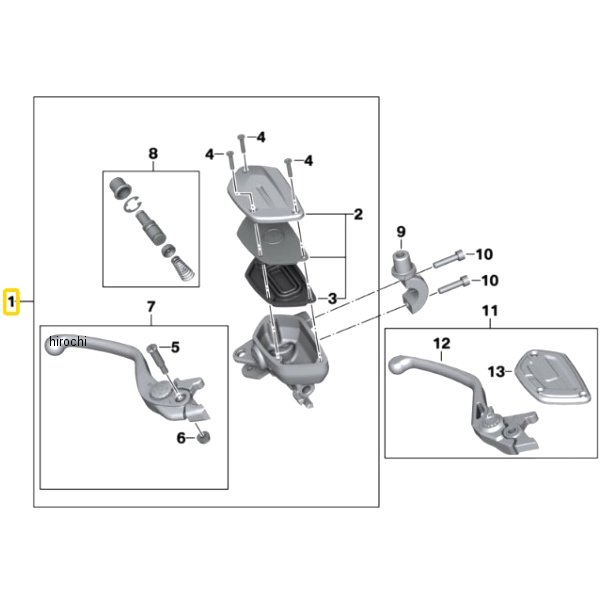 BMW純正 Handbrake control assembly 32728563845 HD店