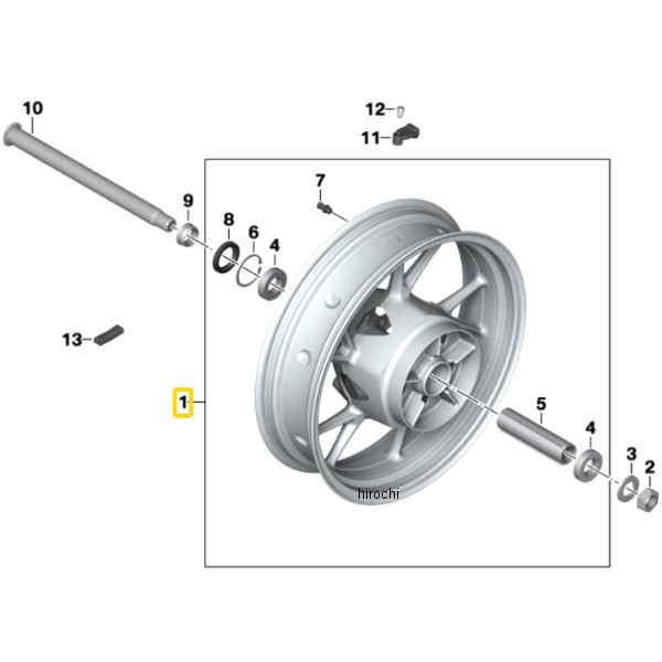 BMW純正 鋳造製 R ホィール Schwarz 36318388562 HD店