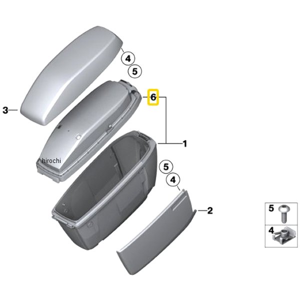 BMW純正 カバー LH/RH 公用車 46547693171 HD店