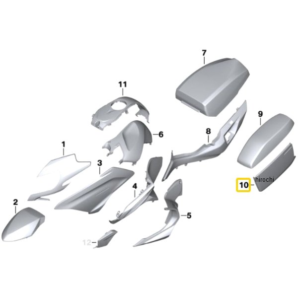 BMW純正 カバー LH 46547697893 HD店