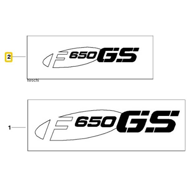 BMW純正 モデル レター F650GS RH 46637712472 HD店