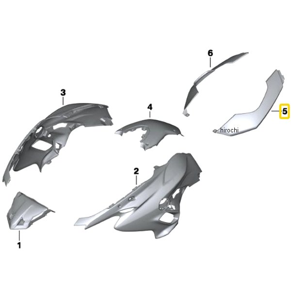 BMW純正 R クォーター トリム パネル LH 46638535079 HD店