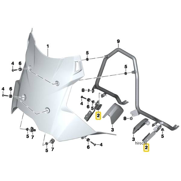 BMW純正 ブラケット RH 46638535314 HD店