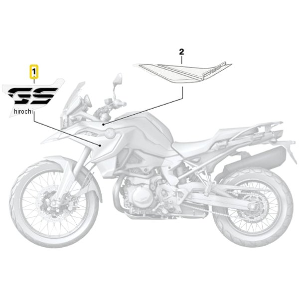 BMW純正 エンブレム RH 51148565148 HD店