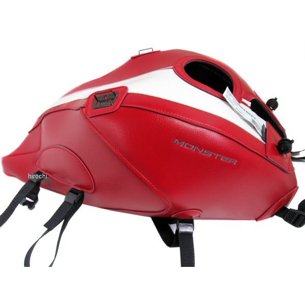 バグスター BAGSTER タンクカバー 14年-21年 ドゥカティ MONSTER 797 赤/白 1666D HD店