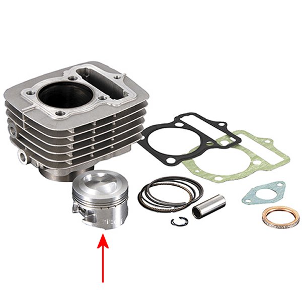 【メーカー在庫あり】 シフトアップ ピストン 57mm 115cc エイプ/XR 202115-PN HD店