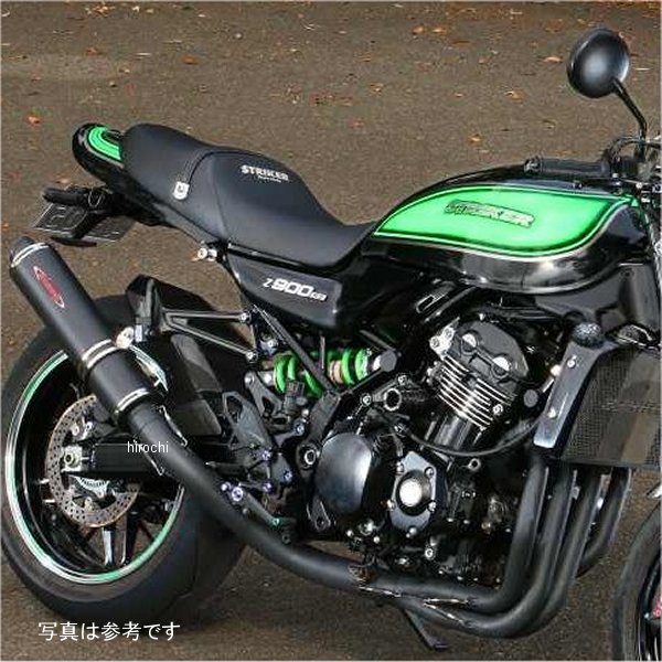 ストライカー STRIKER フルエキゾースト ストリートコンセプト タイプ2 Z900RS チタンブラックライン 91411WJ-BK2 HD店|ヒロチー商事 ハーレー 店