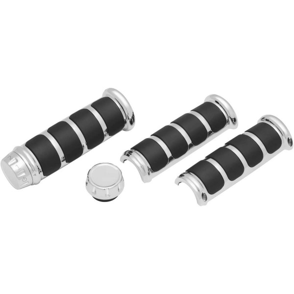 【USA在庫あり】 クリアキン Kuryakyn ISO グリップ ヒートグリップ用 クローム kur6780 HD店 25,816円