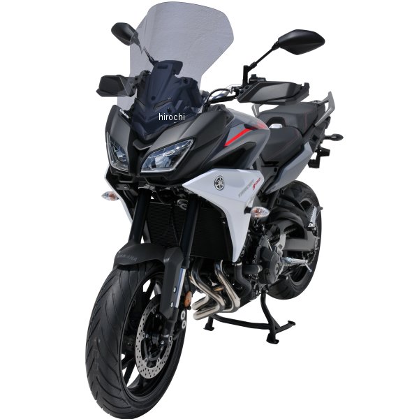 0102Y85-XX アルマックス ERMAX ハイプロテクション ウインドスクリーン 50cm 18年-20年 MT-09 Tracer 、FJ-09 ライトブラック 0102Y85-03 HD店