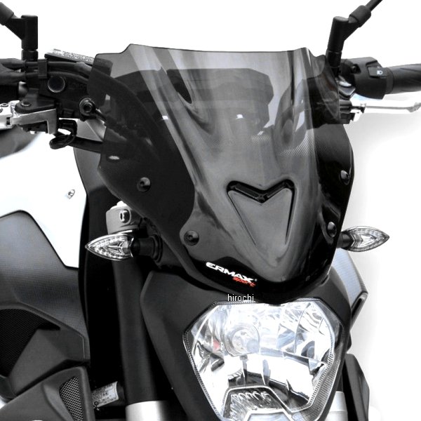 0302XX121 アルマックス ERMAX スポーツ スクリーン 27cm 14年-17年 MT-07、FZ-07 イエロー 030207121 HD店｜ヒロチー商事 ハーレー 店