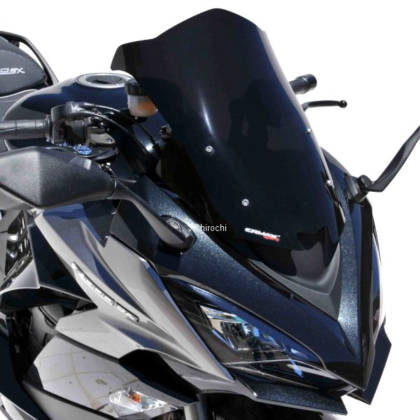 0303S80-XX アルマックス ERMAX スポーツ スクリーン 44cm 20年 Ninja1000、Z1000SX ライトブラック 0303S80-03 HD店
