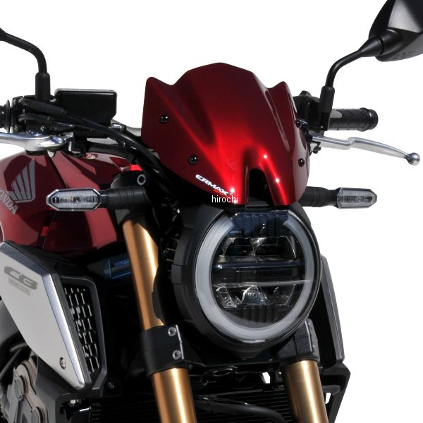 1501T12-XX アルマックス ERMAX ノーズフェアリング 23cm 21年-22年 CB650R マットブラック2021-2022 1501T12-73 HD店