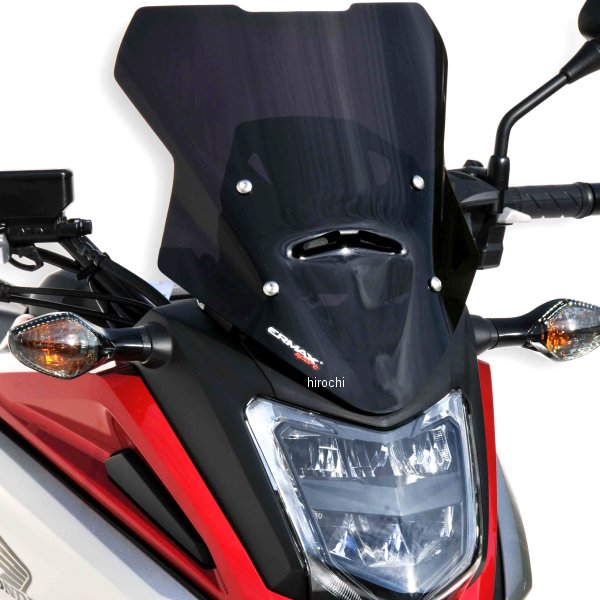 0301XX119 アルマックス ERMAX スポーツ スクリーン 37cm 16年-20年 NC750X サテングレー 030183119 HD店｜ヒロチー商事 ハーレー 店