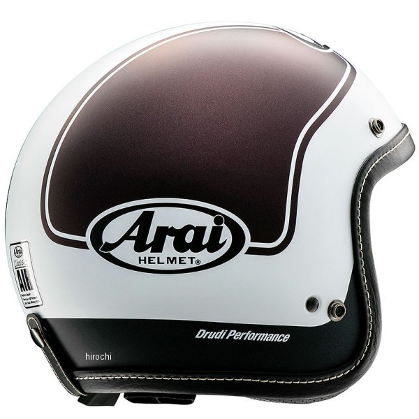 アライ Arai ハーフヘルメット CLASSIC ブラウン 4530935585816 HD店