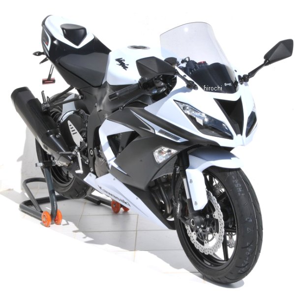 0103XX086 アルマックス ERMAX ハイプロテクション ウインドスクリーン 13年-16年 ZX-6R、636 サテングレー 010383086 HD店