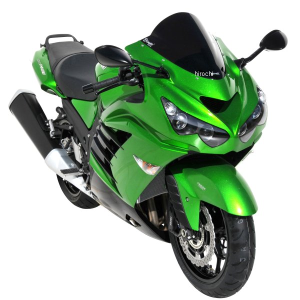 0703XX064 アルマックス ERMAX スクリーン Aeromax 06年-19年 ZZR1400、ZX-14R ネオングリーン2 070308064 HD店