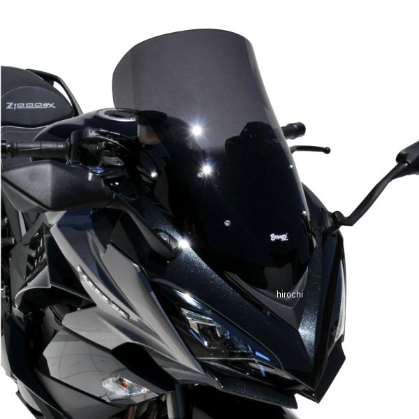 0103S80-XX アルマックス ERMAX ハイプロテクションウインドスクリーン 50cm 20年 Ninja1000、Z1000SX グレー 0103S80-54 HD店