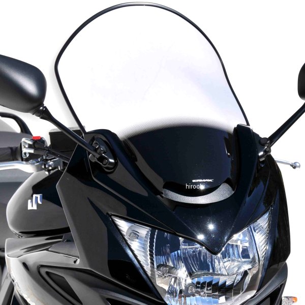 0104XX112 アルマックス ERMAX ハイプロテクション ウインドスクリーン 49cm 15年-16年 Bandit1250S、GSF1250S ライトブラウン 010402112 HD店