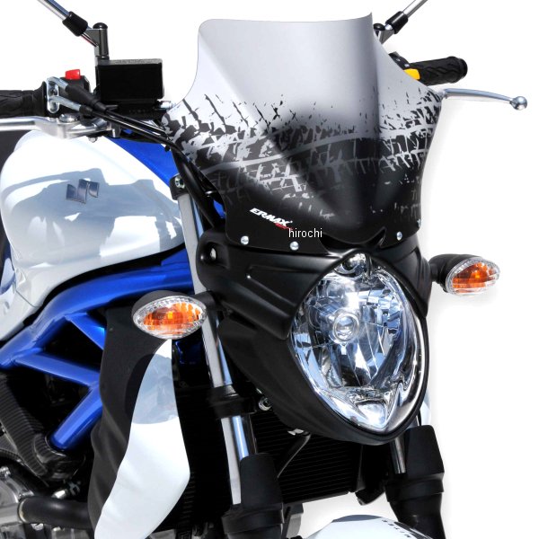 0604XX094 アルマックス ERMAX スポーツスクリーン 24cm 09年-15年 SVF650Gladius ブルー 060404094 HD店|ヒロチー商事 ハーレー 店