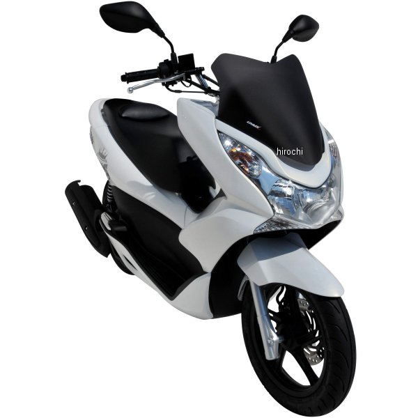 0301XX118 アルマックス ERMAX スポーツ スクリーン 37cm 10年-13年 PCX125 ライトブラック 030103118 HD店｜ヒロチー商事 ハーレー 店