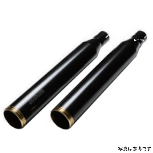 モーターステージ スリップオンマフラー 76ストレート 17年 FXDL、FXDB 黒 2018157 HD店