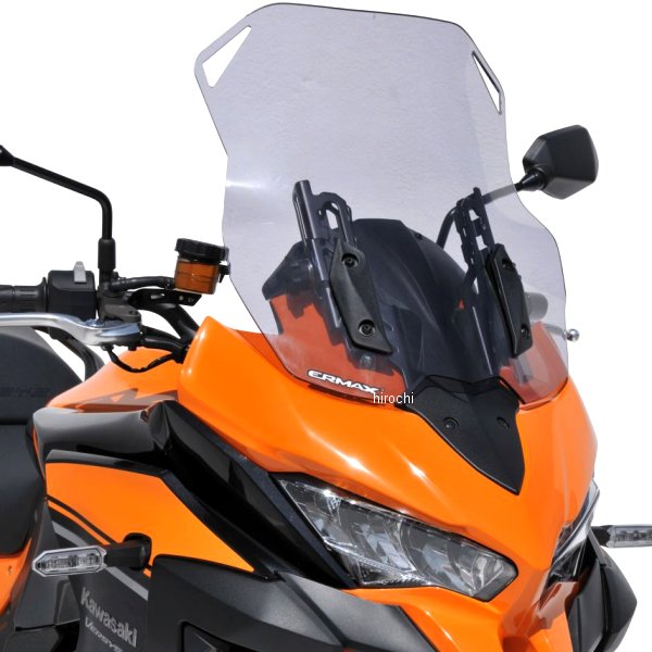 0103S73-XX アルマックス ERMAX ハイプロテクションウインドスクリーン 45cm 19年-20年 VERSYS1000 ライトブラック 0103S73-03 HD店｜ヒロチー商事 ハーレー 店