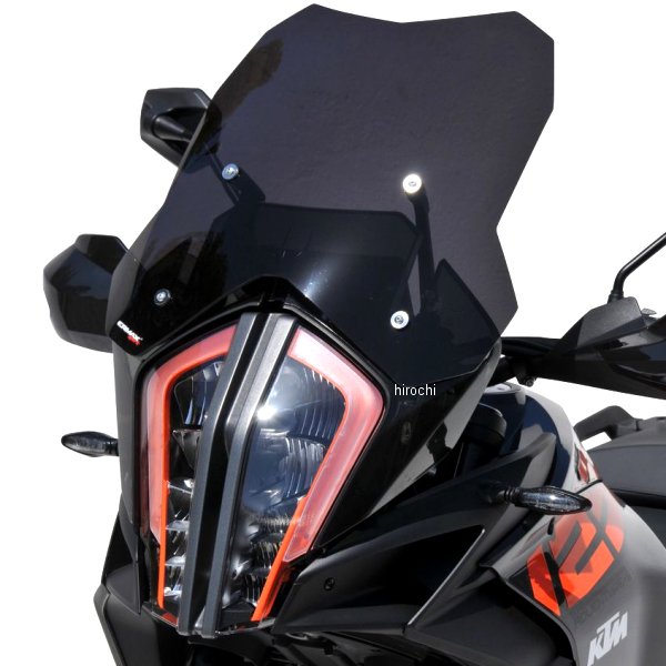 0154006-XX アルマックス ERMAX ハイプロテクションスクリーン 48cm 17年-20年 KTM 1290 Super Adventure S ライトブラウン 0154006-02 HD店｜ヒロチー商事 ハーレー 店