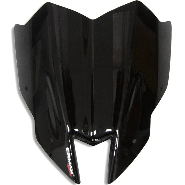 HY03095-XX アルマックス ERMAX ハイパースポーツスクリーン 27.5cm 17年-19年 Z650 ダークブラック HY03095-56 HD店