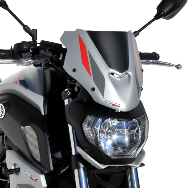 1502121-XX アルマックス ERMAX ノーズフェアリング 14年-17年 MT-07、FZ-07 アントラシートグレー2016-2017 1502121-46 HD店