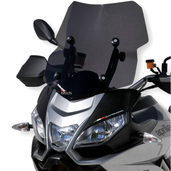TO08XX040 アルマックス ERMAX スポーツスクリーン 45cm 12年-16年 アプリリア CAPONORD1200 ライトブラック TO0803040 HD店