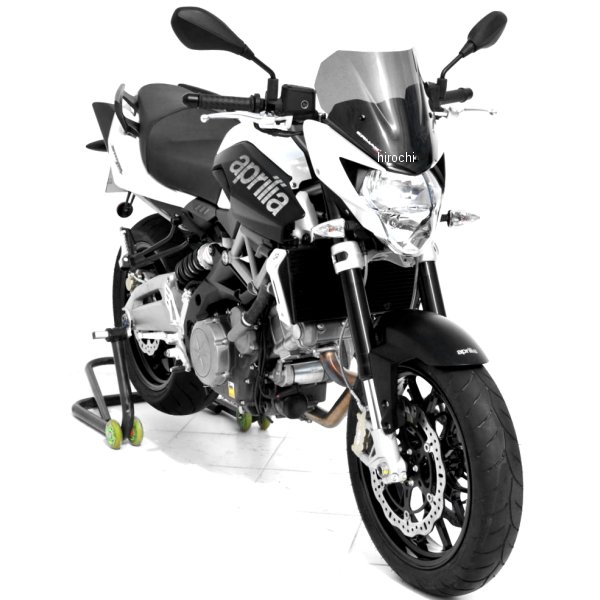 0308XX039 アルマックス ERMAX スポーツスクリーン 28cm 11年-16年 アプリリア Shiver750 サテンブラック 030847039 HD店｜ヒロチー商事 ハーレー 店