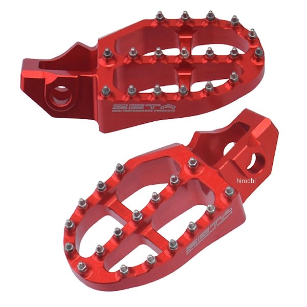 【メーカー在庫あり】 ジータ ZETA アルミフットペグ KTM 85SX、125SX、250SX 赤 ZE93-1822 HD店｜ヒロチー商事 ハーレー 店
