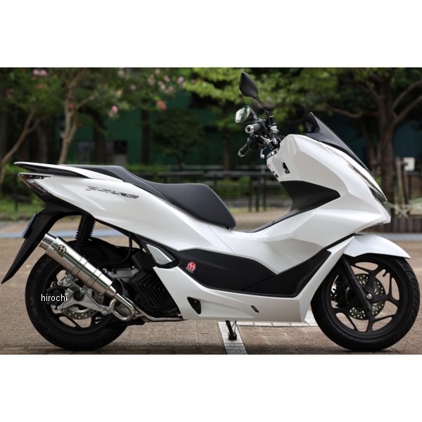 SP忠男 フルエキゾースト ピュアスポーツ S ゴールドエンブレム 21年以降 PCX160 ステンレス PC1-GE-63 HD店｜ヒロチー商事 ハーレー 店