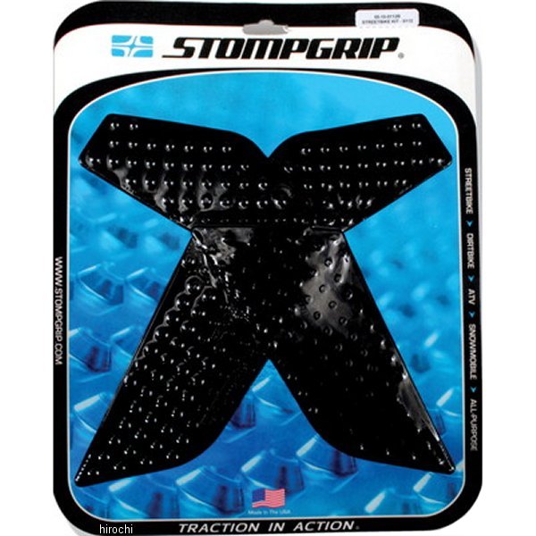 ストンプグリップ STOMPGRIP トラクションパッドタンクキット 15年-19年 ドゥカティ MULTISTRADA 黒 55-10-0112B HD店
