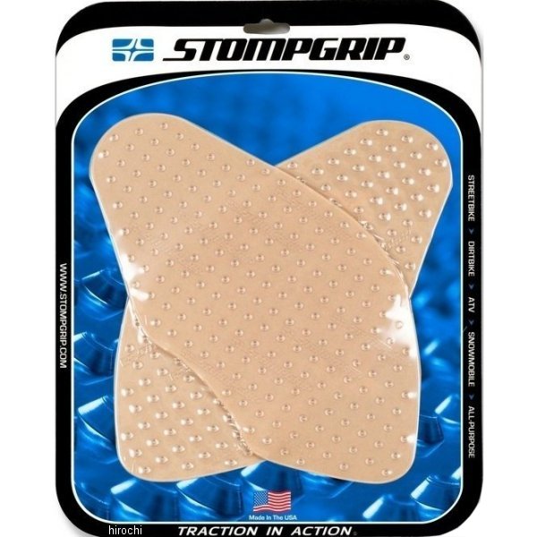 ストンプグリップ STOMPGRIP トラクションパッドタンクキット 14年-19年 ドゥカティ MONSTER クリア 55-10-0124C HD店｜ヒロチー商事 ハーレー 店