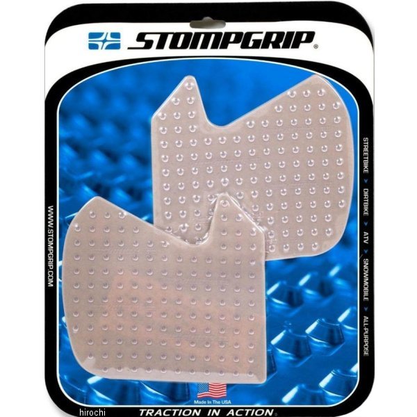 ストンプグリップ STOMPGRIP トラクションパッドタンクキット 17年-19年 BMW G310R クリア 55-10-0154C HD店｜ヒロチー商事 ハーレー 店