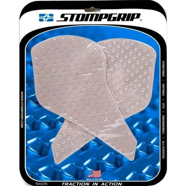 ストンプグリップ STOMPGRIP トラクションパッドタンクキット 20年以前 AFRICATWIN ADVENTURESPORT クリア 55-10-0159C HD店