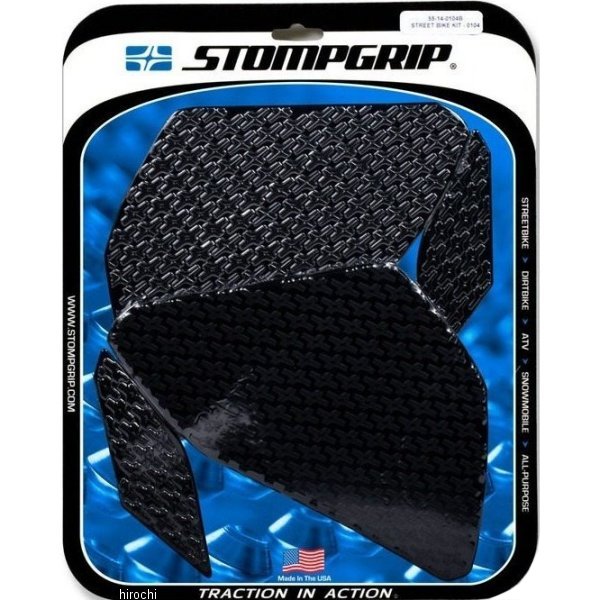 ストンプグリップ STOMPGRIP トラクションパッドタンクキット 15年-18年 YZF-R3/R25 黒 55-14-0104B HD店