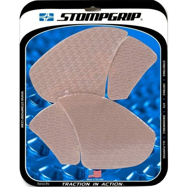 ストンプグリップ STOMPGRIP トラクションパッドタンクキット 18年-21年 パニガーレ V4/V4S/V4SP クリア 55-14-0148C HD店