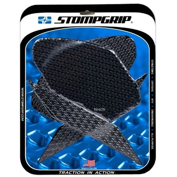 ストンプグリップ STOMPGRIP トラクションパッド タンクキット アイコン 18年Ninja250、Ninja400 黒 55-14-0149B HD店
