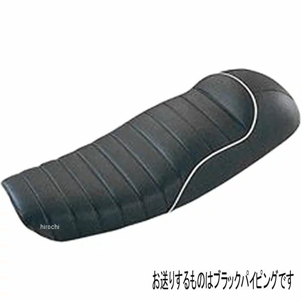 【メーカー在庫あり】 ポッシュ POSH カフェ・スリーシート 08年以前 SR500、 SR400 ロールタイプ ノーマルタンク 黒パイピング 901100-20 HD店