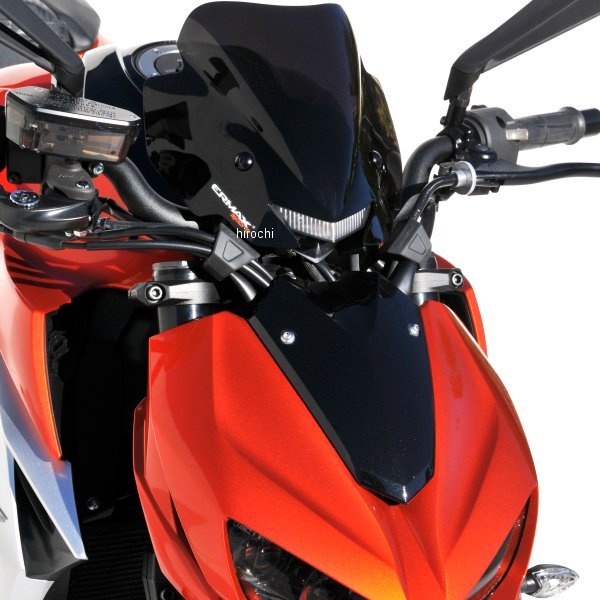 HY03XX087 アルマックス ERMAX ハイパースポーツスクリーン 21cm 14年-20年 Z1000 ライトブラウン HY0302087 HD店|ヒロチー商事 ハーレー 店