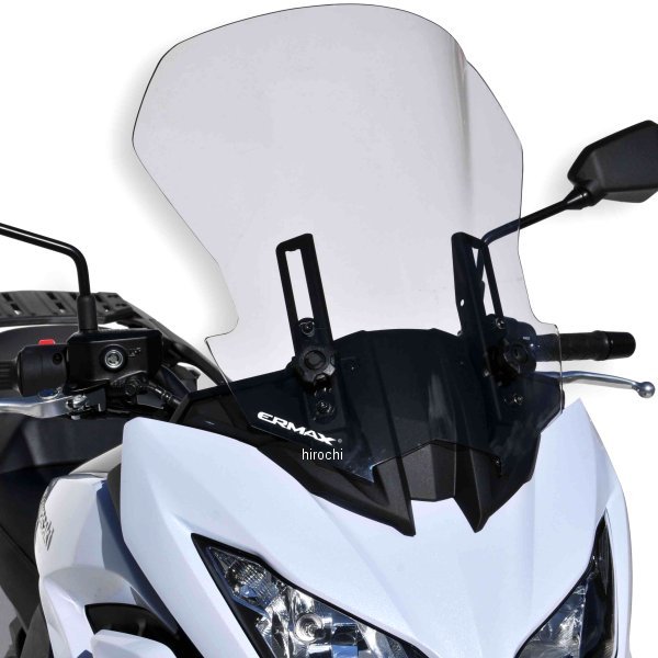 TO03XX083 アルマックス ERMAX ツーリングスクリーン 50cm 12年-18年 VERSYS1000 クリア TO0301083 HD店