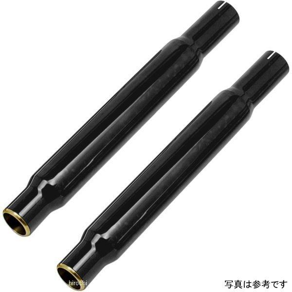 モーターステージ スリップオンマフラー テーパード 17年 FXSB、FLSTC 黒 2017063 HD店
