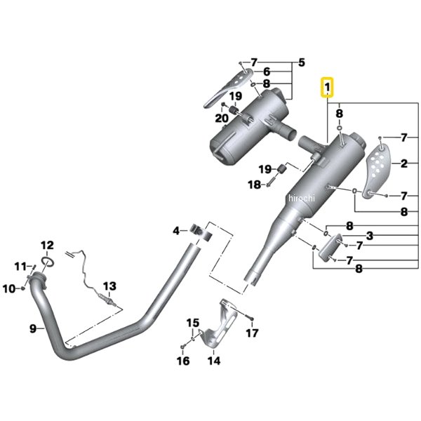 BMW純正 キャタライザー/R マフラー 18122343581 HD店