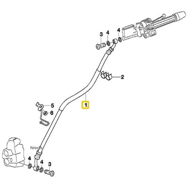 BMW純正 F ブレーキ ホース 34117680078 HD店