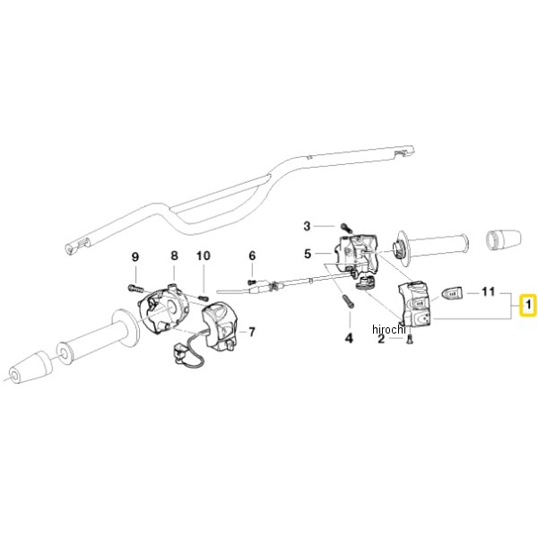 BMW純正 常時点灯コンビ S/W RH 61317654216 HD店