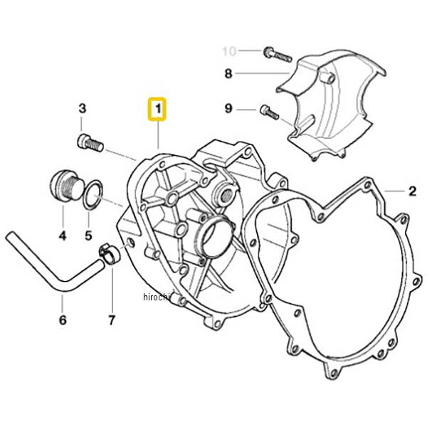 BMW純正 クランクケース カバー anthrazit RH 11147727869 HD店