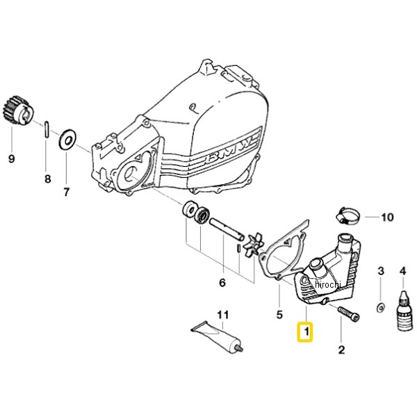 BMW純正 ウォーター ポンプ ケース schwarz 11517666524 HD店